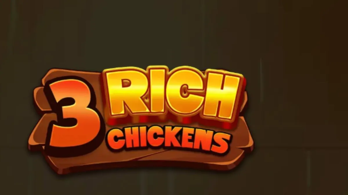 Tampilan visual slot 3 Rich Chickens dengan tema peternakan yang ceria